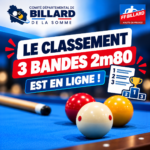 Classement 3 Bandes 2m80 en Ligne